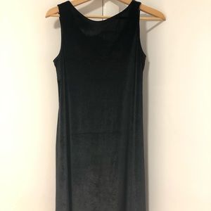 The Limited Black Velvet dress V-back